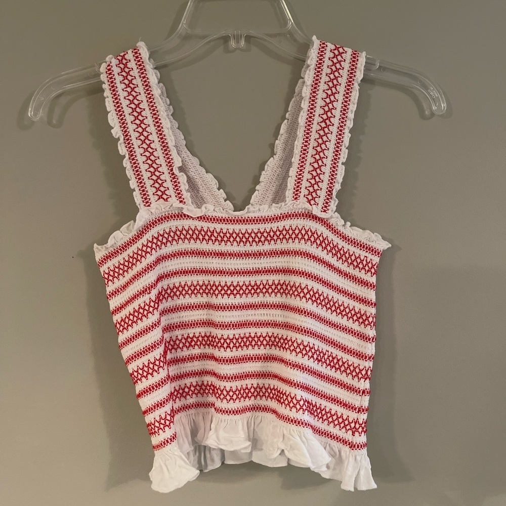la hearts ruched tank